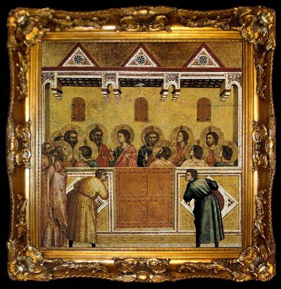 framed  GIOTTO di Bondone Pentecost, ta009-2